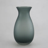 Barrel Glass Vase (grey)